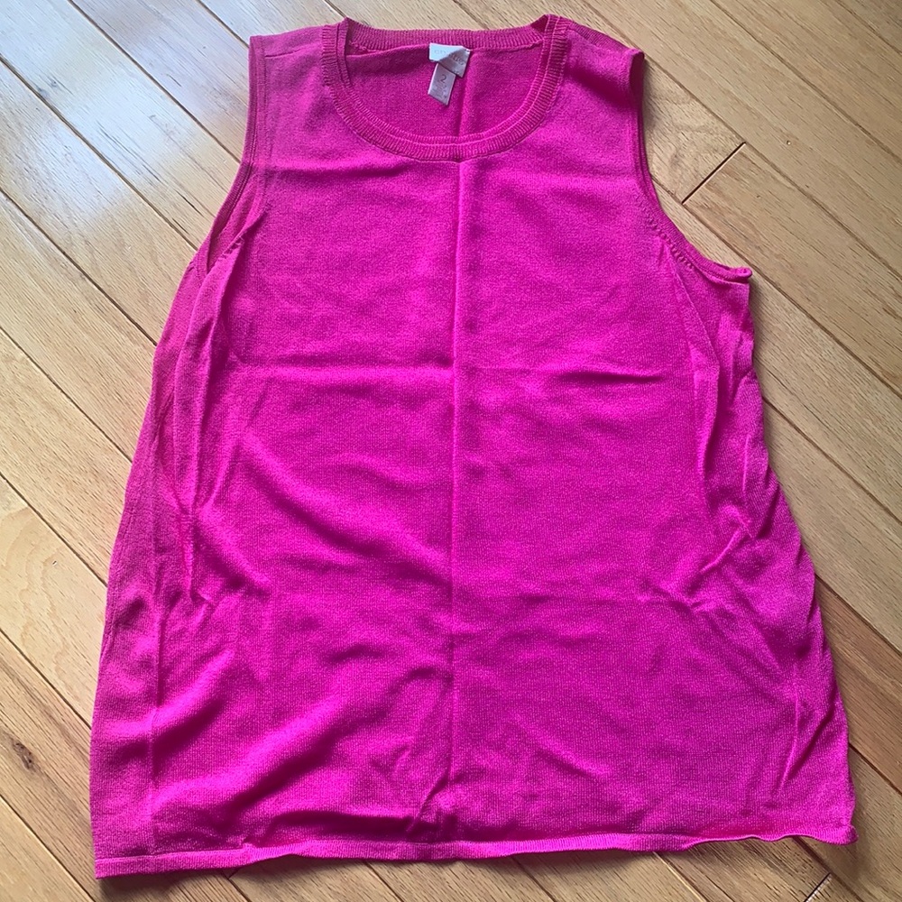 Chico’s layering tank sleeveless sweater